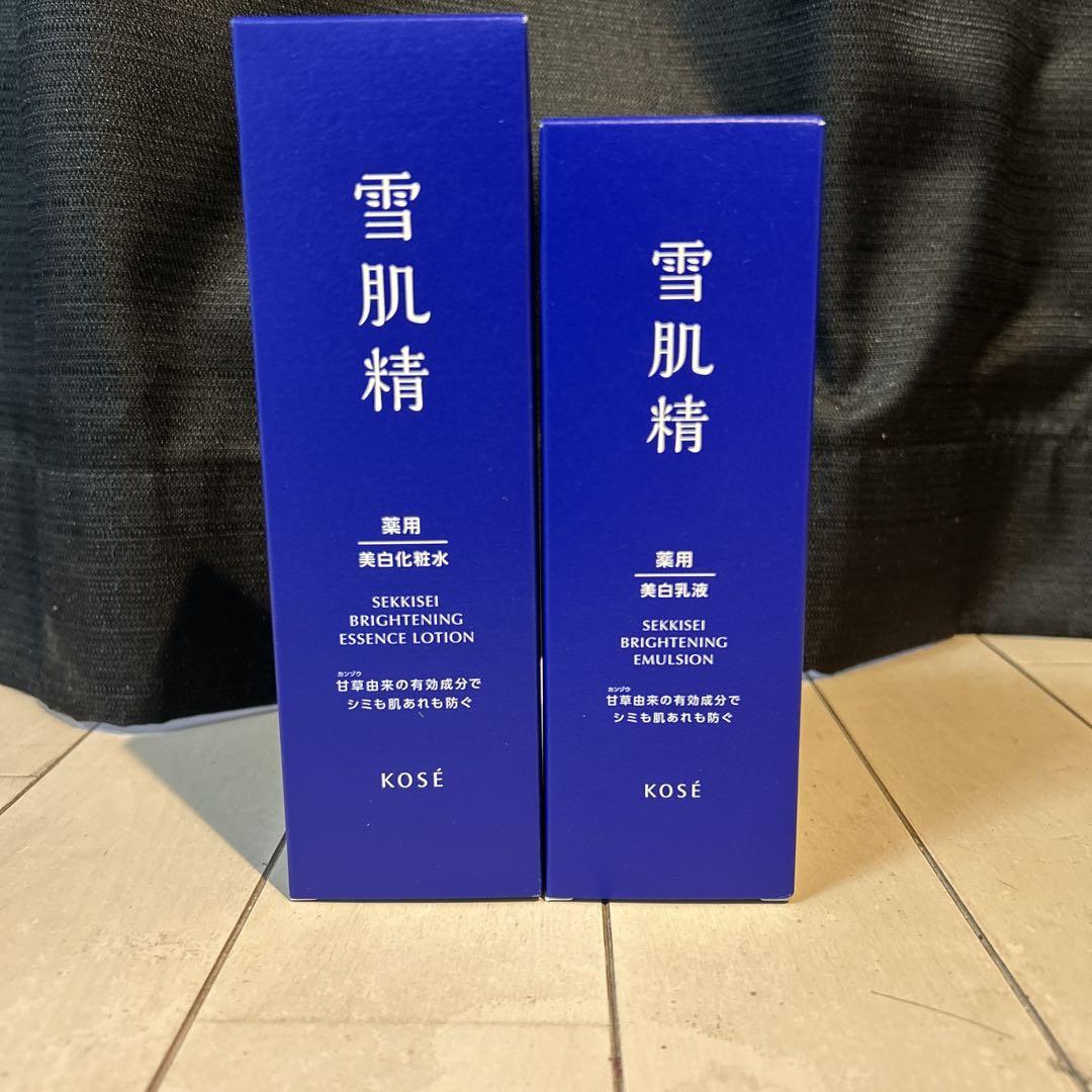 【新品未開封】雪肌精　化粧水+美白乳液セット KOSE コーセー 雪肌精 美白化粧水 美白乳液 セット - メルカリ