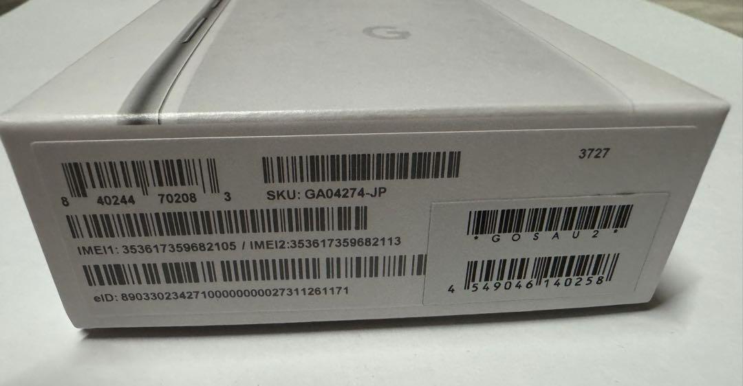 【新品・未開封】Google Pixel 7a/128GB/Snow
