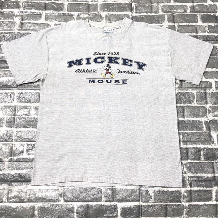 USA製 ディズニー☆Tシャツ デカロゴ 90s ゆるだぼ 古着 希少y89