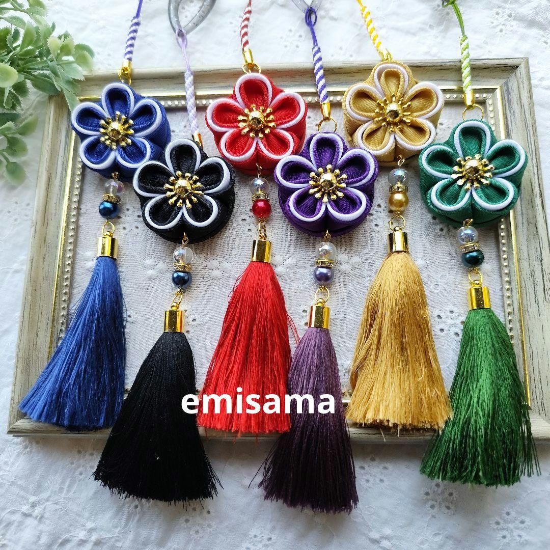 《♥同梱１つ800円》つまみ細工ねつけ(小)6本セット