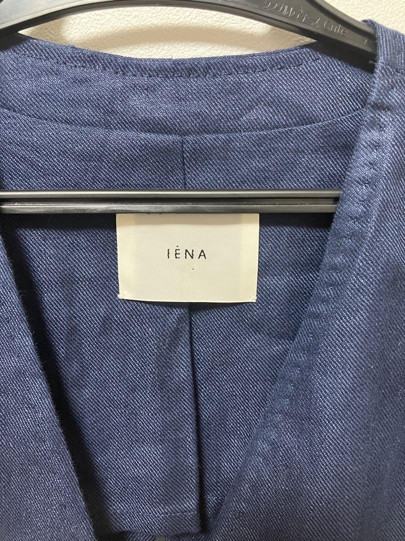 momo様専用 美品 IENA リネンVネックジャケット 4B 麻100% 38