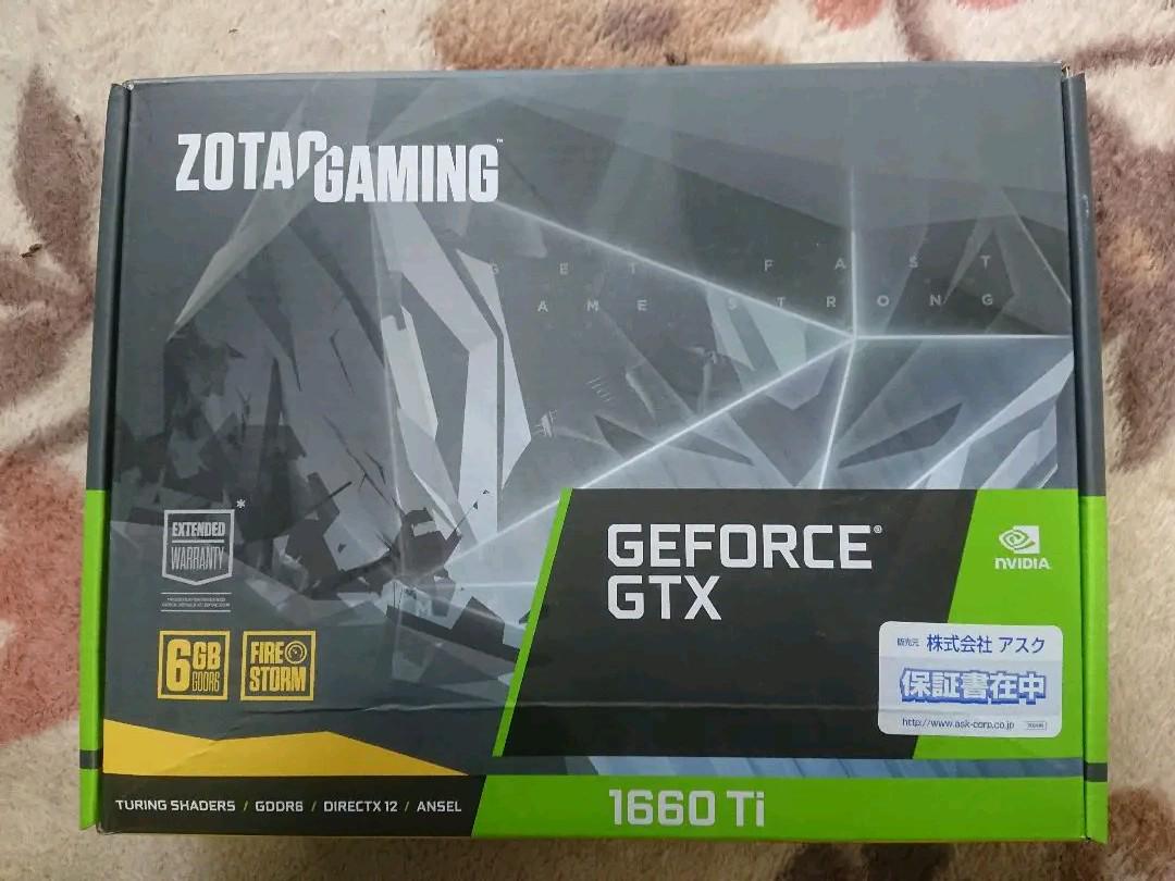 グラフィックボード Zotac Geforce Gtx 1660ti 6gb