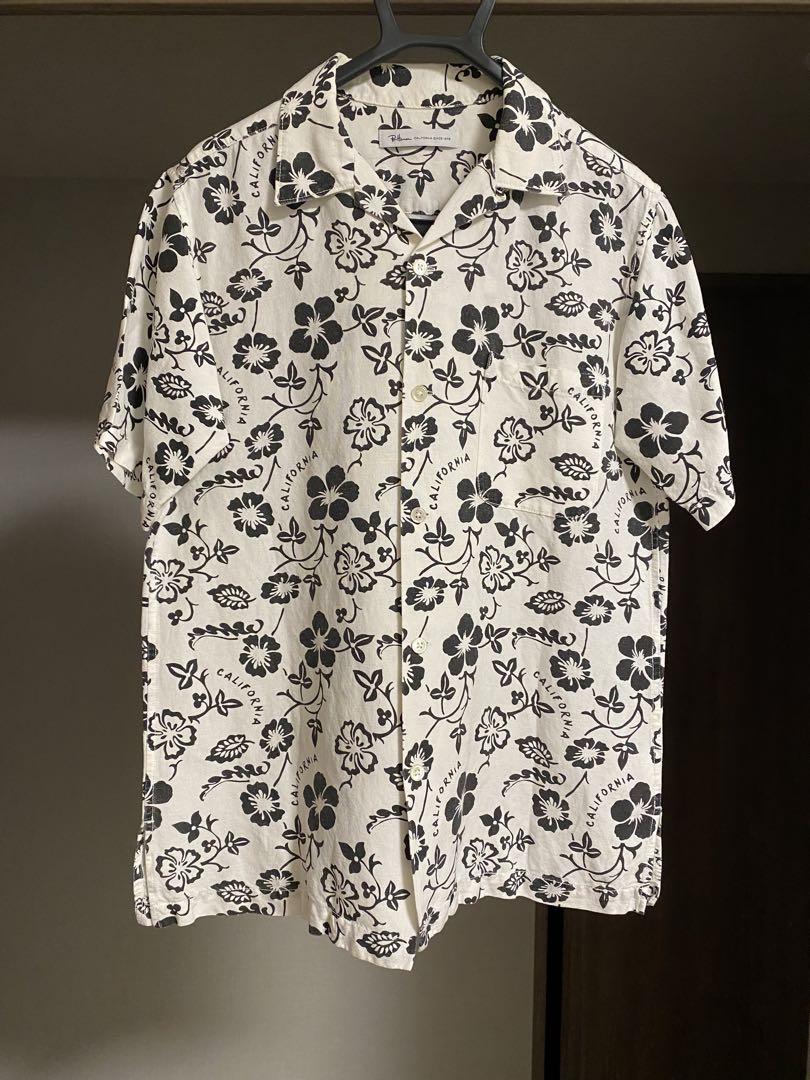 Rothman アロハシャツ 半袖 フラワープリント