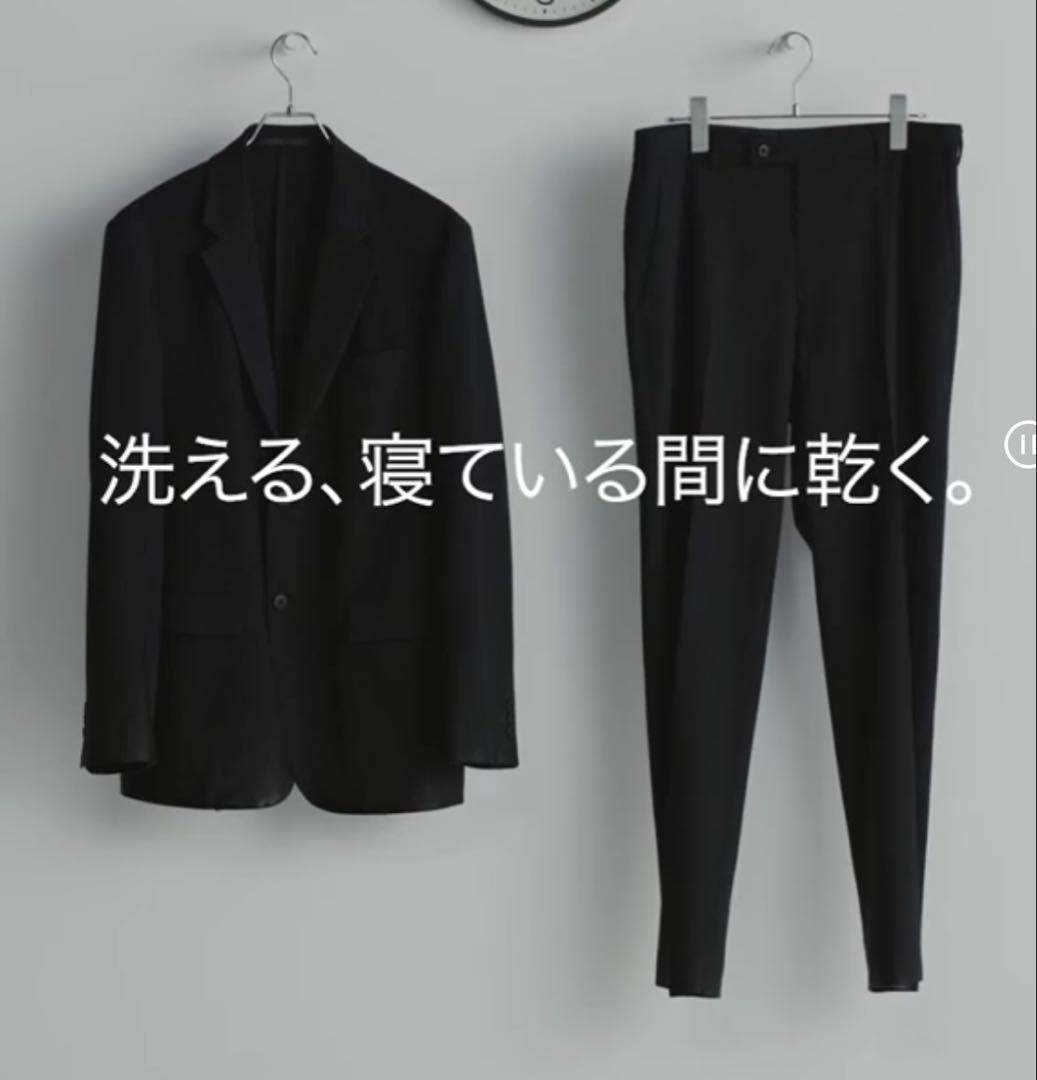 【一度のみ使用】UNIQLO 感動ジャケット・パンツXS 69ネイビー