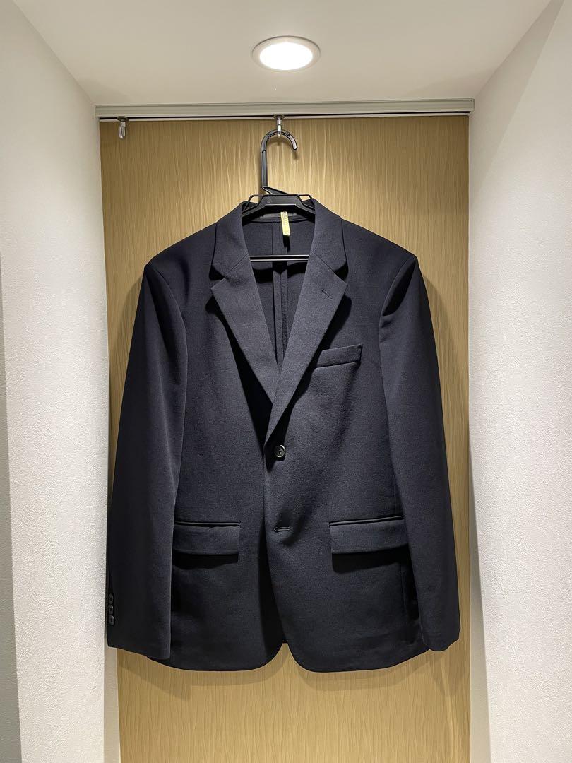 【一度のみ使用】UNIQLO 感動ジャケット・パンツXS 69ネイビー