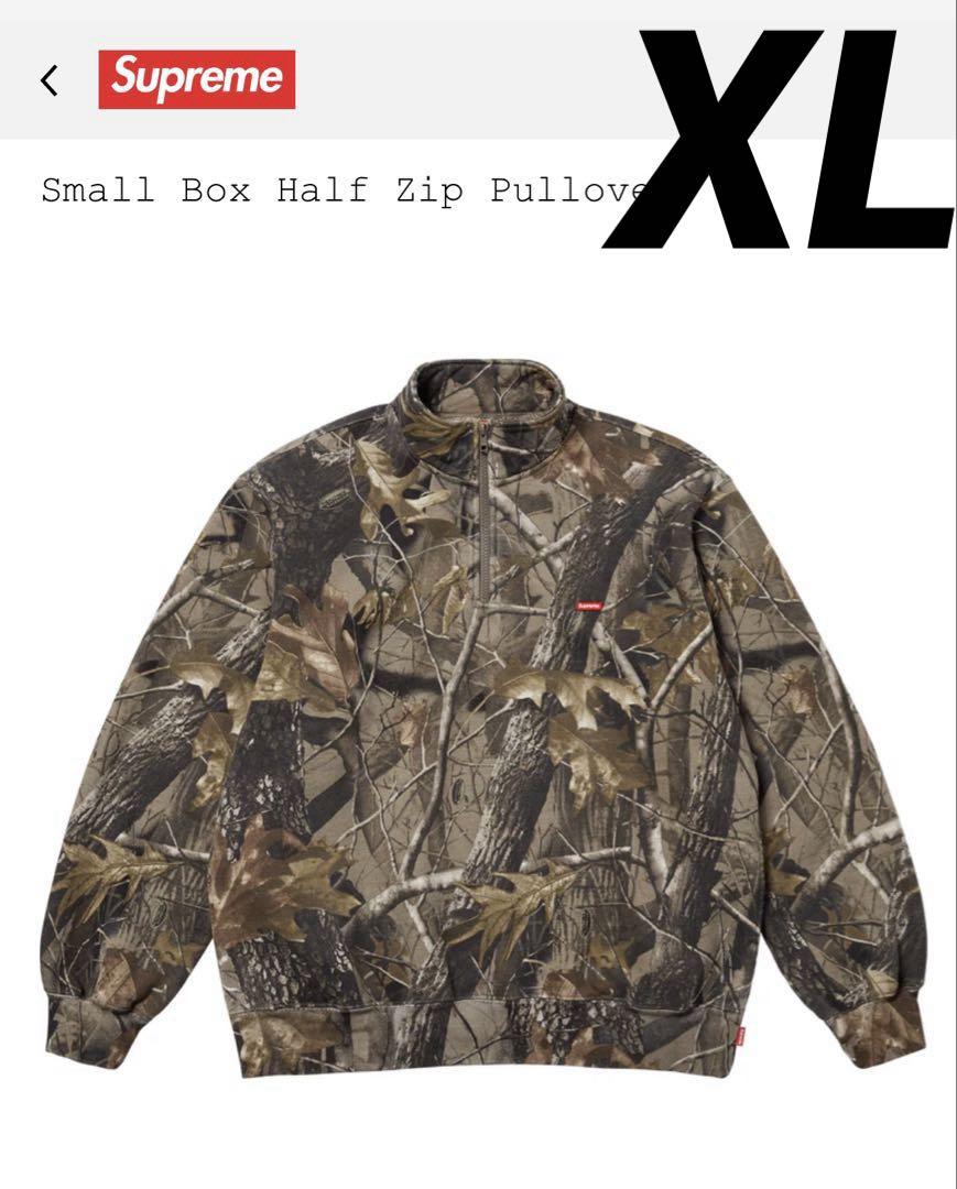 Supreme Small Box Half Zip Pullover