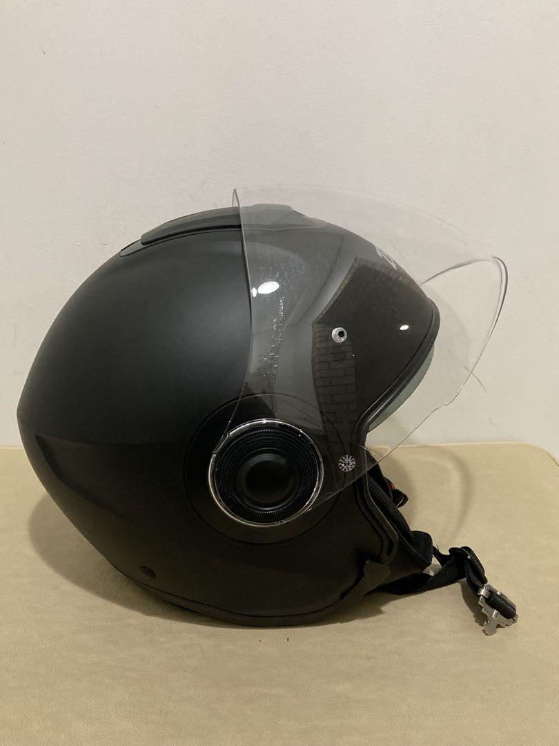 ZENITH ゼニス　ジェットヘルメットYJ-22 II セミブラックヤマハ
