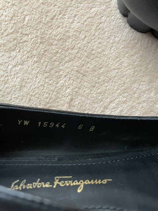 Ferragamo☆フラットシューズ☆6B☆ブラック☆