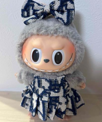 LABUBU服　着せ替え　ラブブぬいぐるみのお洋服　①青ブライス