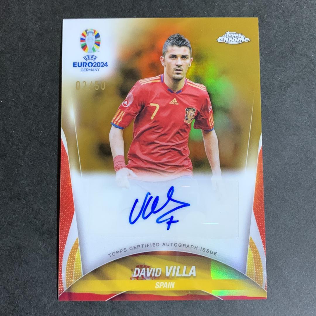 David Villa Topps Euro2025 |50 G Auto