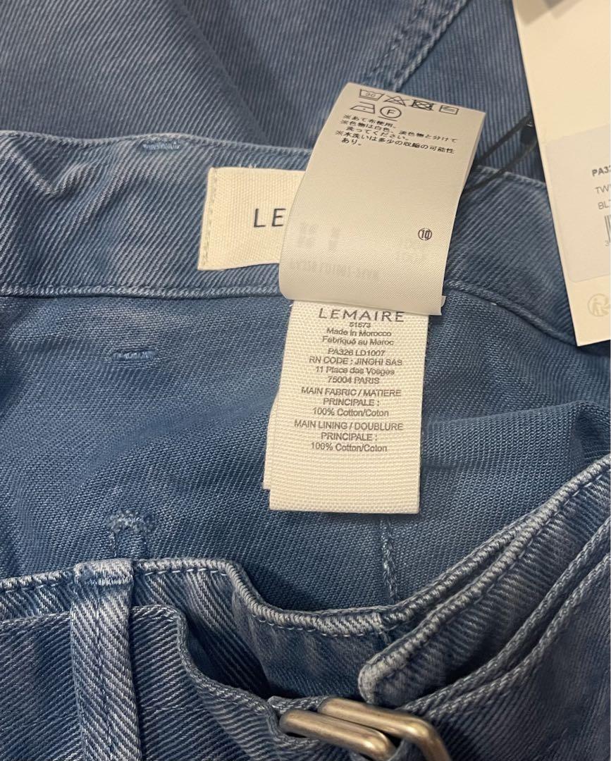 新品　LEMAIRE ルメール　TWISTED BELTED PANTS パンツ