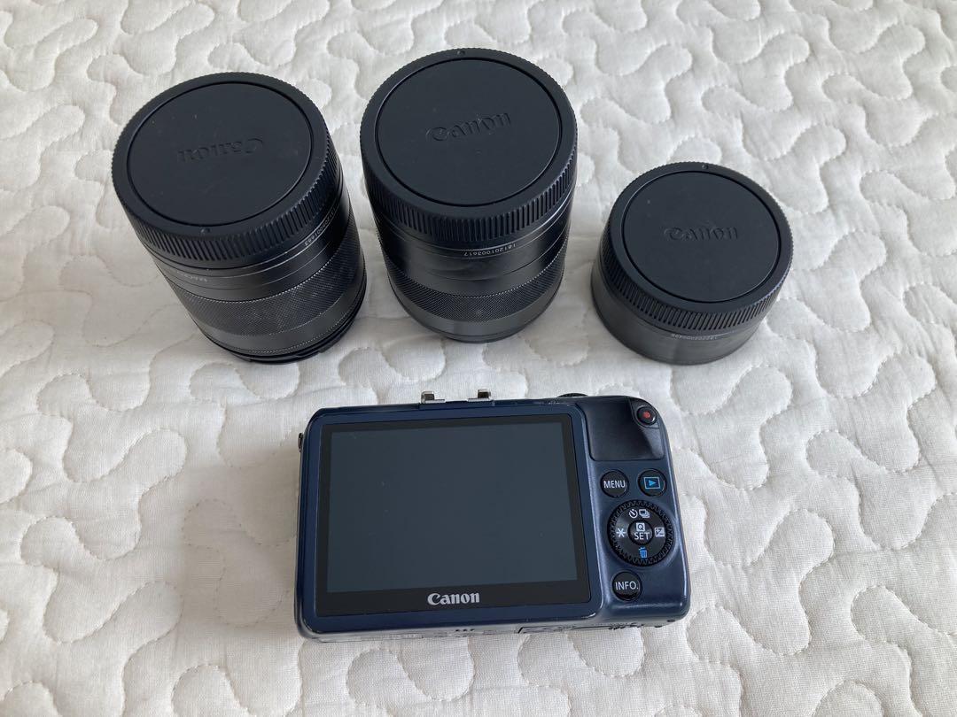 Canon M2 トリプルレンズキット　+純正バッテリー
