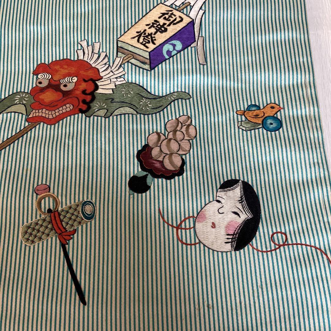 名古屋帯 レトロ アンティーク 刺繍 繻子オンライン ストア