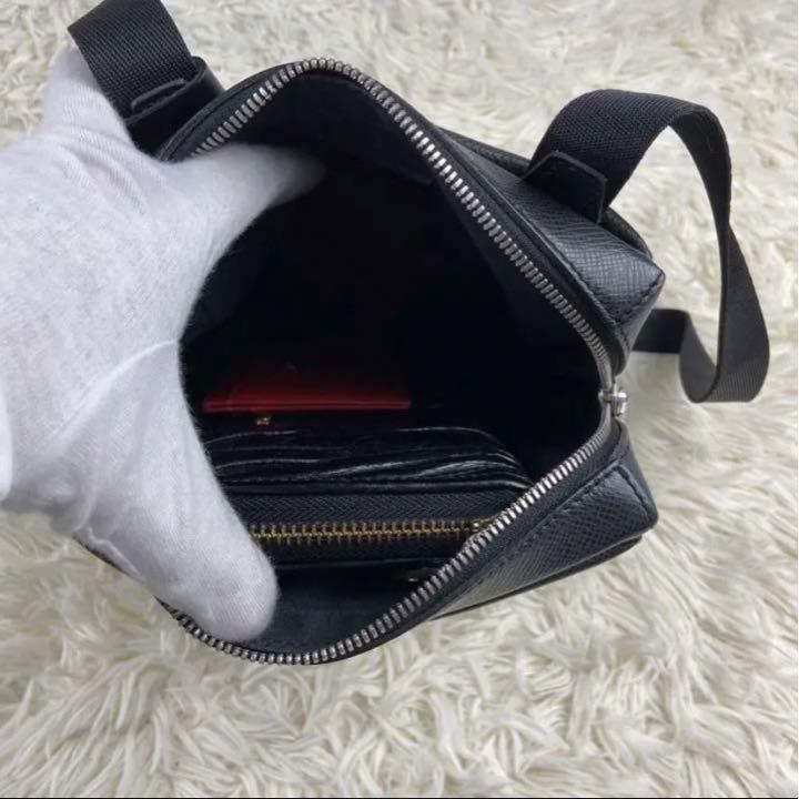 極美品 ルイヴィトン レザー ショルダーバッグ サフィアーノ シルバー ...