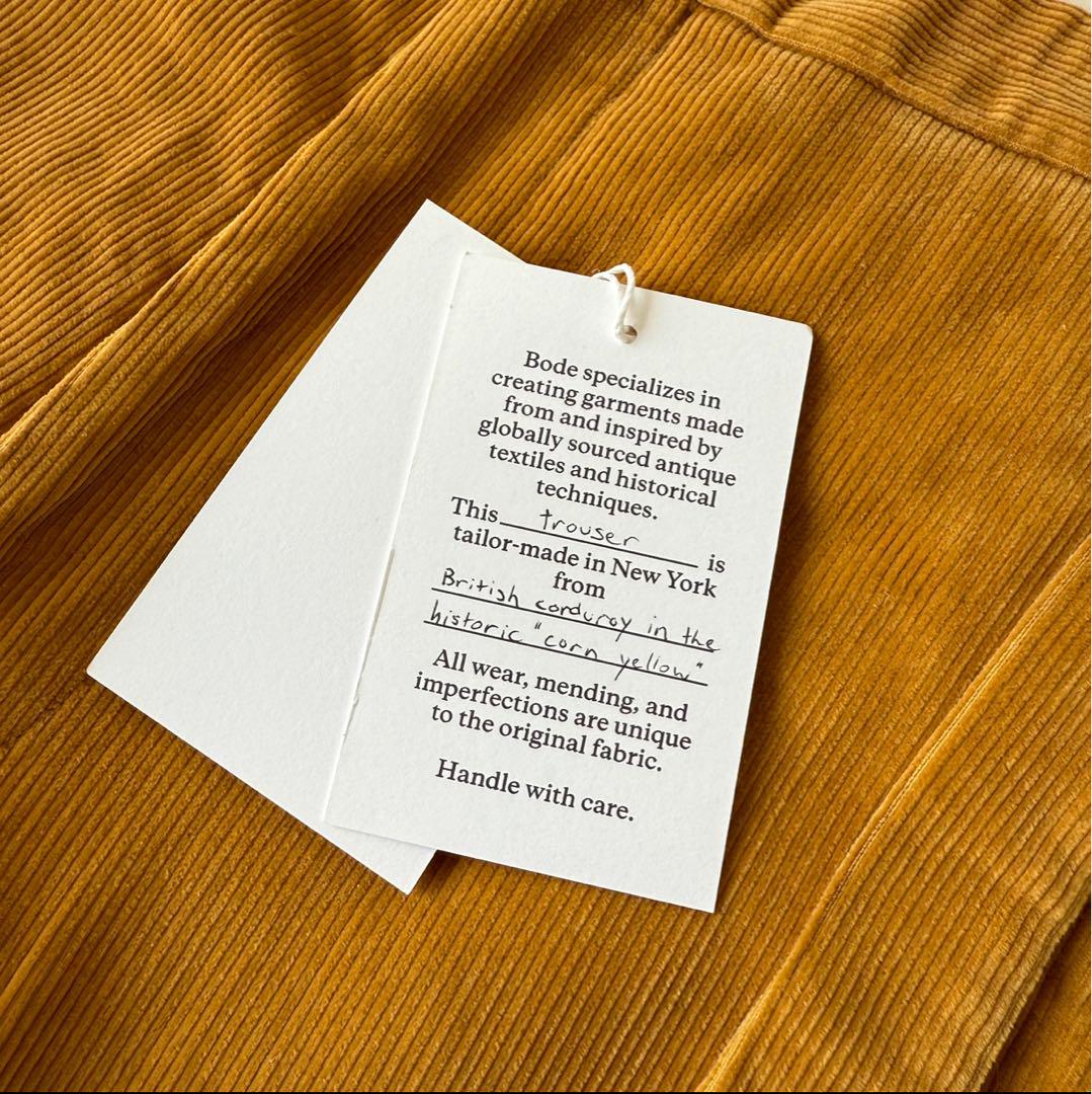 【BODE】CORDUROY TROUSER USA製