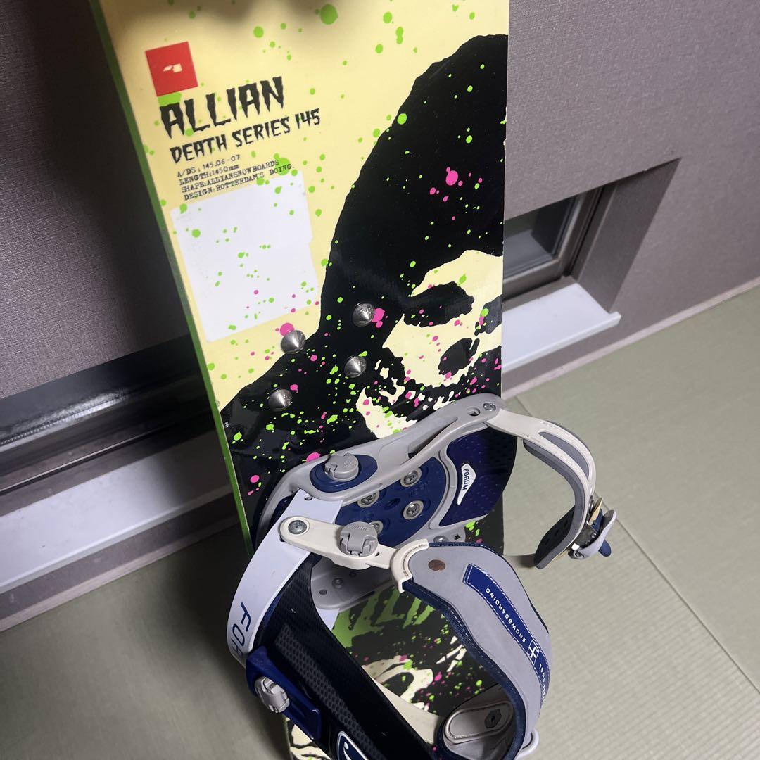 ましゅまろ　　アライアン　スノーボード バインディング付き