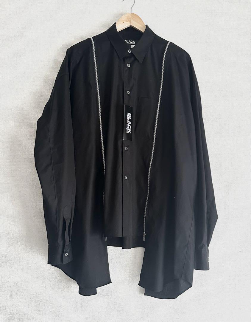 24AW新品未使用 black comme des garcons ジップシャツ 画像1