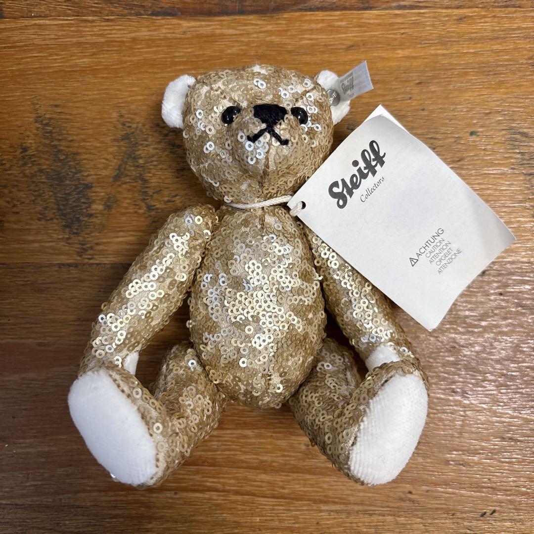 steiff テディベア　ぬいぐるみ　スパンコール　限定品　シュタイフ　希少品 steiff テディベア ぬいぐるみ スパンコール 限定品 シュタイフ