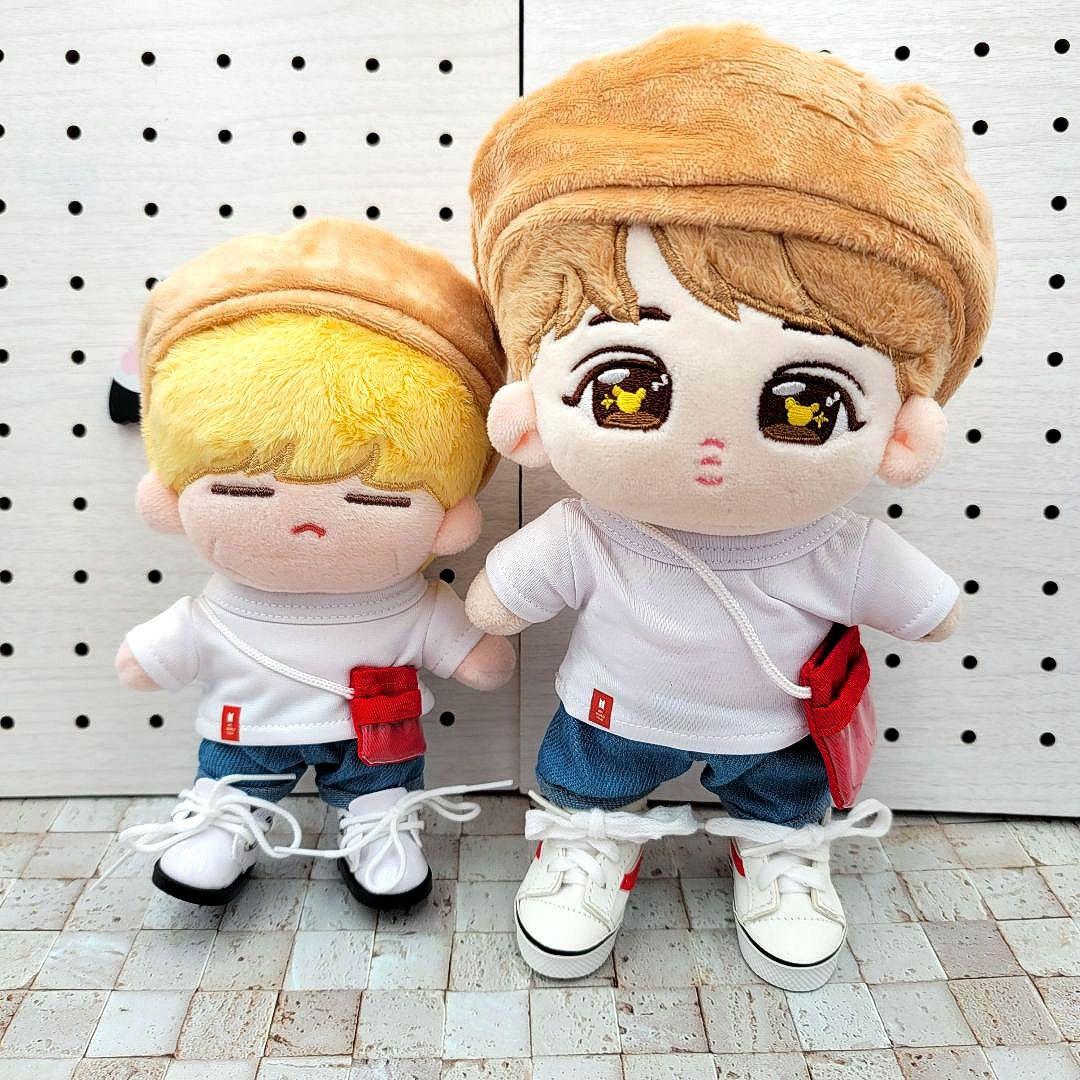 bts ぬいぐるみ 20センチ テテ 服 コスチューム - メルカリ