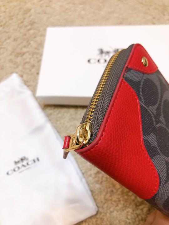お買い得 COACH コーチ 長財布 PVC デニム シグネチャー ミッキーアコーディオン CKjuM-m68858280150 新作正規品