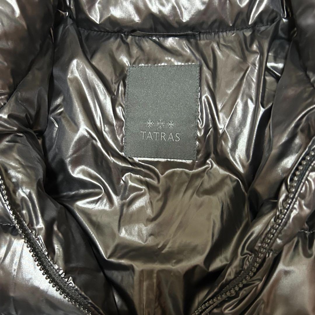 TATRAS ブラック ダウンジャケット ロング丈　LTAT20A4693