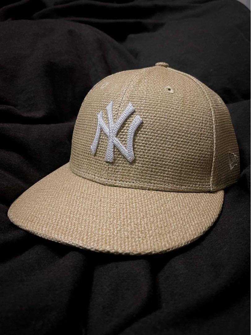 [値下げ] KITH x NEW ERA Raffia Cap 7 1/8 Kith New Era for the New York Yankees Raffia Fitted Cap