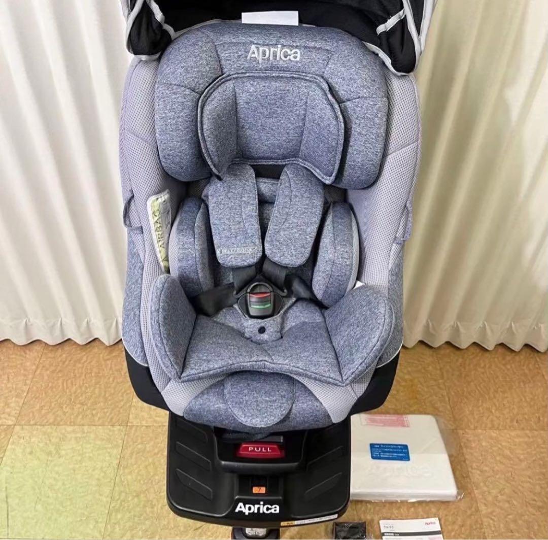 【☆極美品☆】アップリカ☆チャイルドシート☆クルリラAC☆isofix☆グレー☆