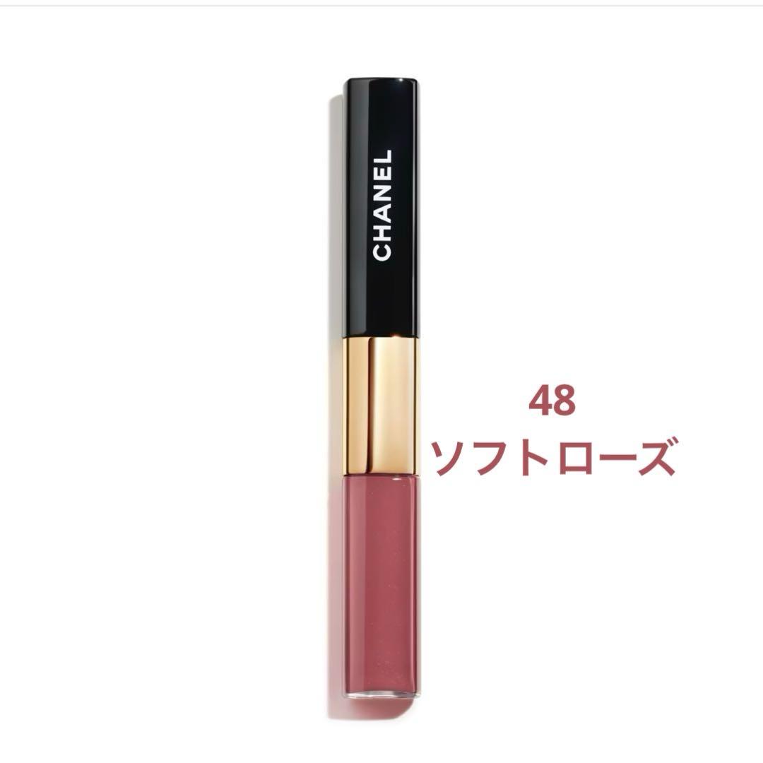 新品未使用【CHANEL】ルルージュデュオウルトラトゥニュ 48ソフトローズ ル ルージュ デュオ ウルトラ トゥニュ 48 - ソフト ローズ