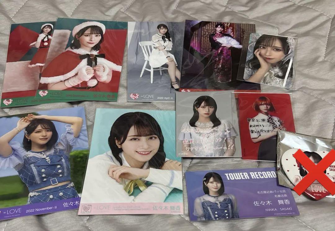 ＝LOVE イコラブ　佐々木舞香　缶バッジ　まとめ売り　5点セット LOVE イコラブ 佐々木舞香 缶バッジ まとめ売り 5点セット-激安