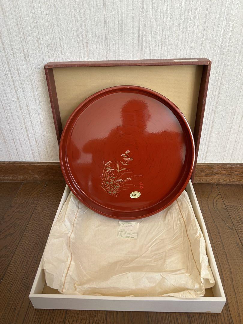 金蒔絵漆器お盆