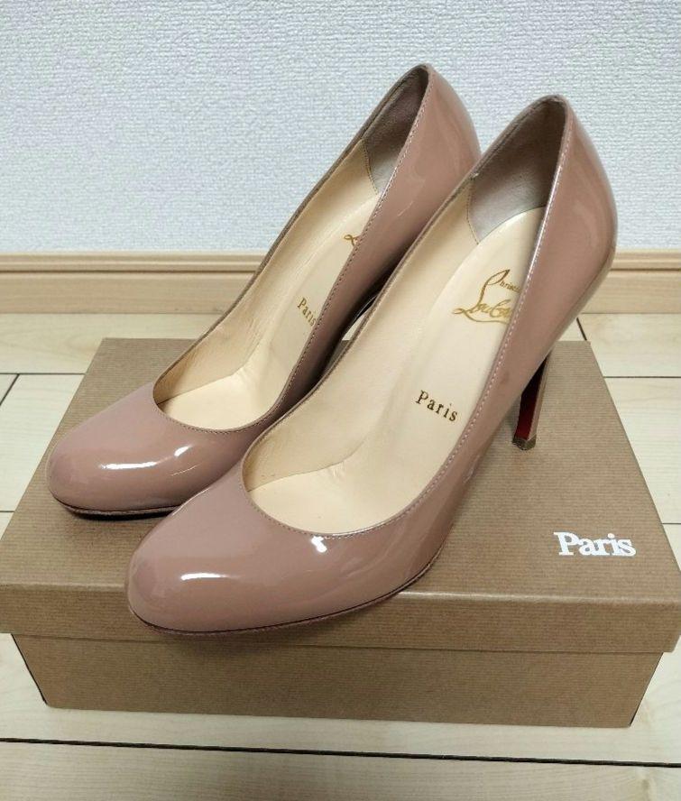 大きな取引 Christian Louboutin メルカリ - NUDE6248 パンプスPK20 靴