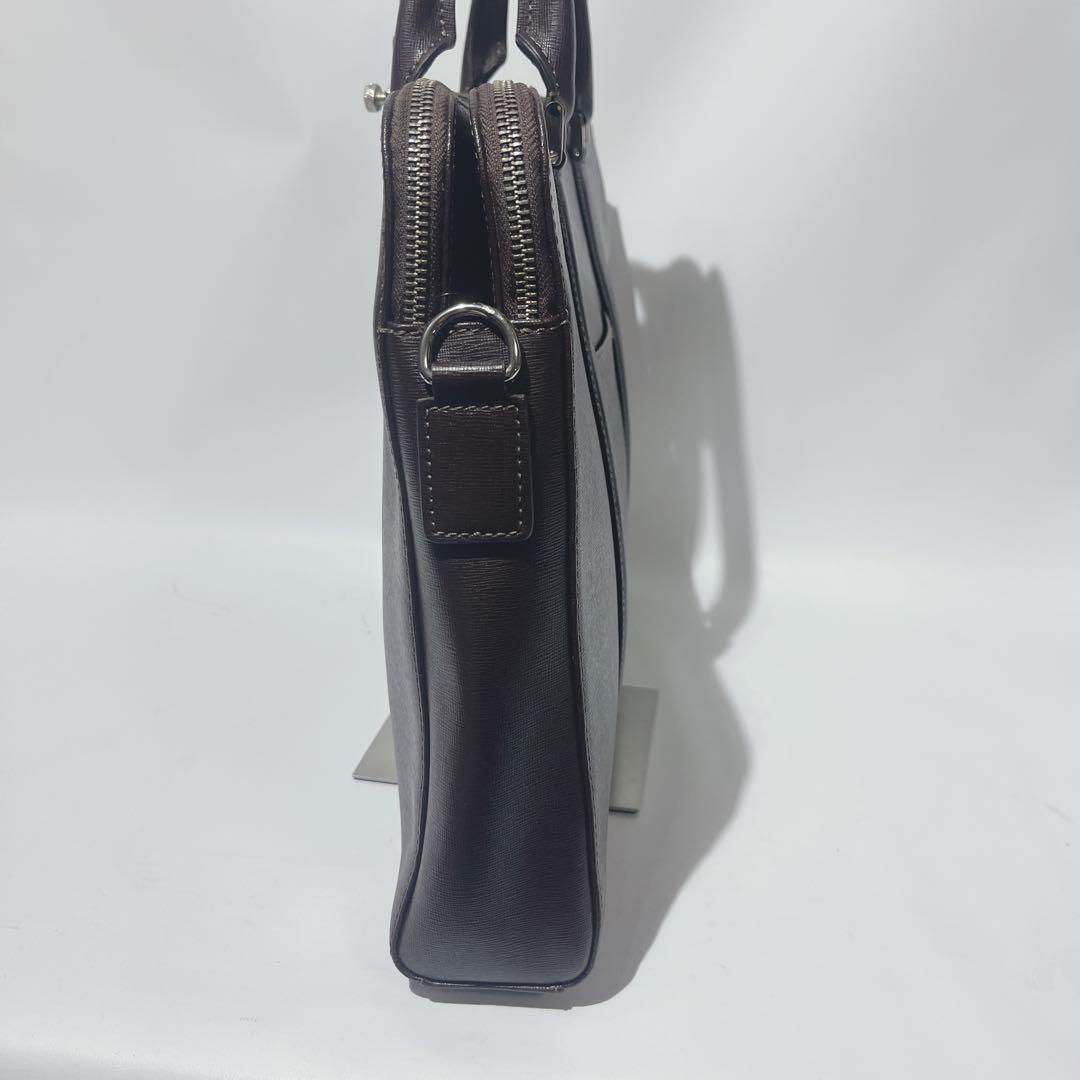 美品　バーニーズニューヨーク ハンド ビジネスバッグ PC ブリーフケース