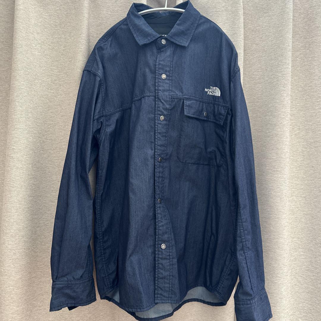 THE NORTH FACE デニム長袖シャツ