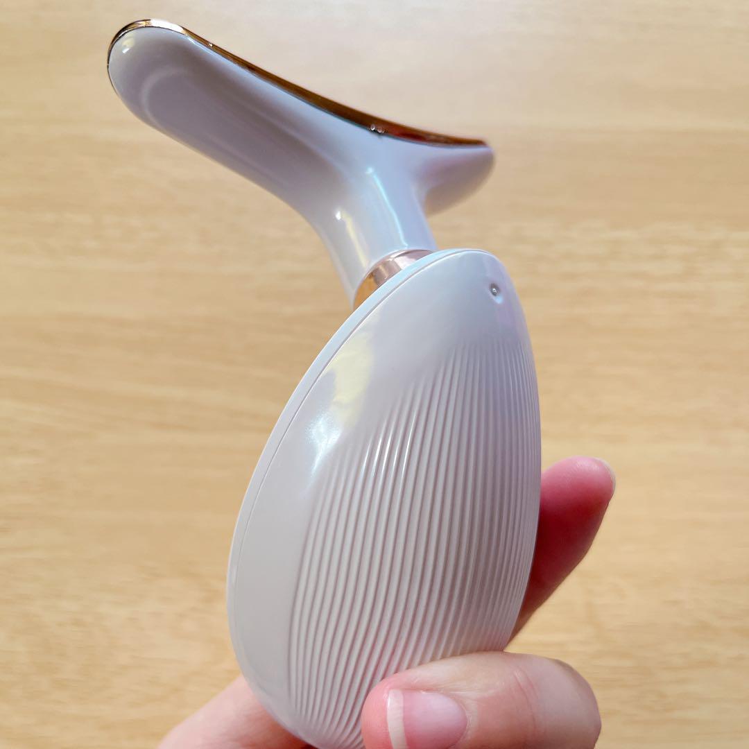 フェイスマッサージャー 美顔器 日本語説明書 単4電池2本付 電動 エイジング
