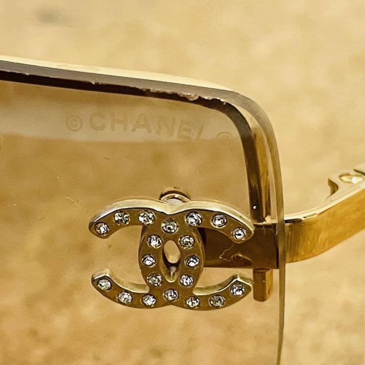 50%OFF!】 CHANEL シャネル ココマーク サングラス ゴールド i5160 注目 CHANEL シャネル ココマーク サングラス ゴールド i5160 サングラス/メガネ