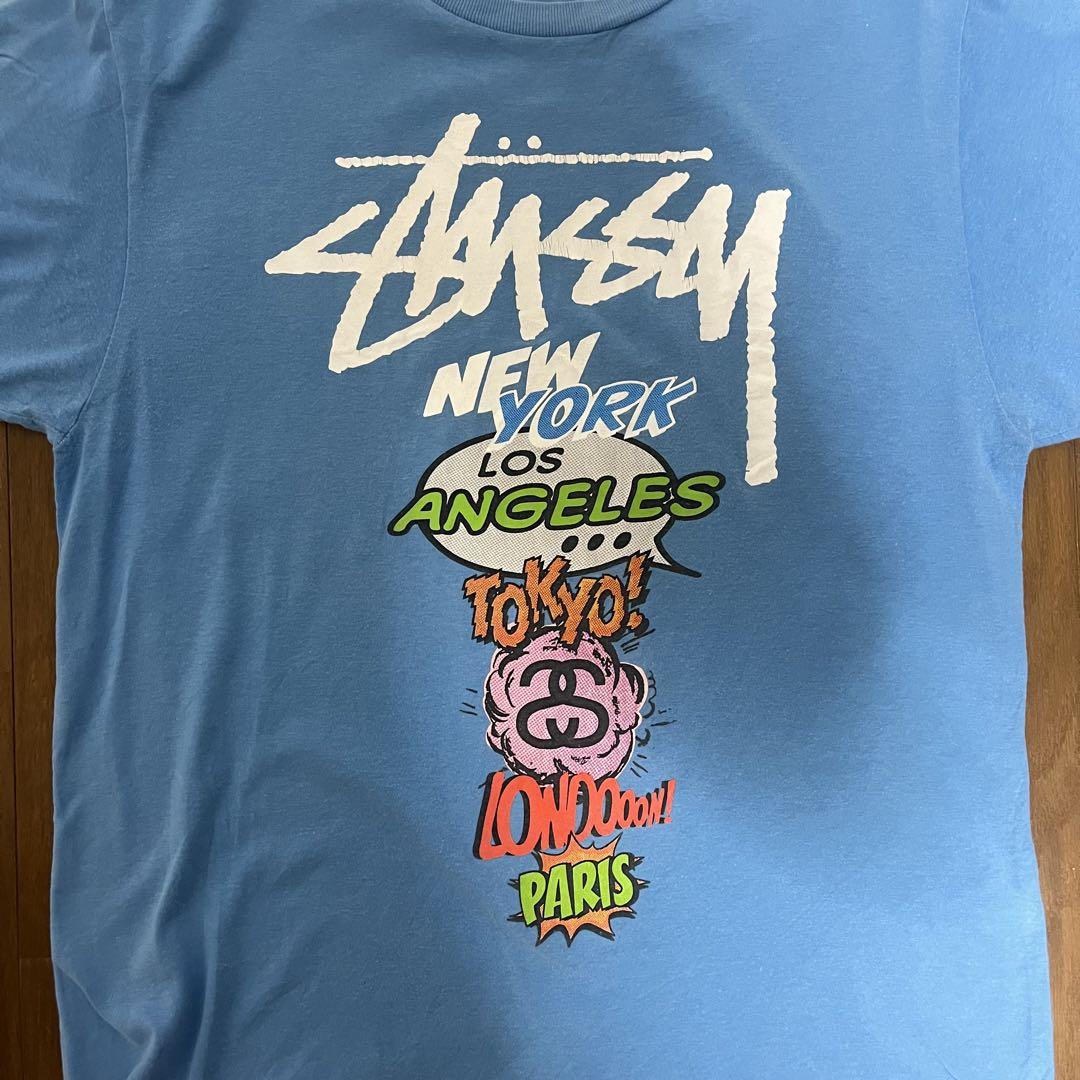 stussy ステューシー　ワールドツアー　Tシャツ 古着