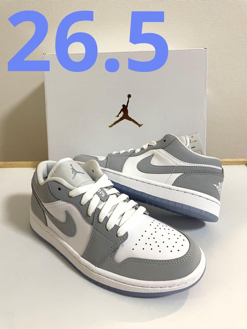 NIKE WMNS AIR JORDAN 1 ナイキ  ジョーダン　ウルフグレー