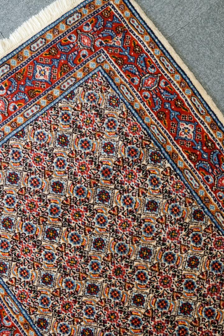 117×78cm【手織り ペルシャ絨毯 】 stn:78 トライバルラグ-