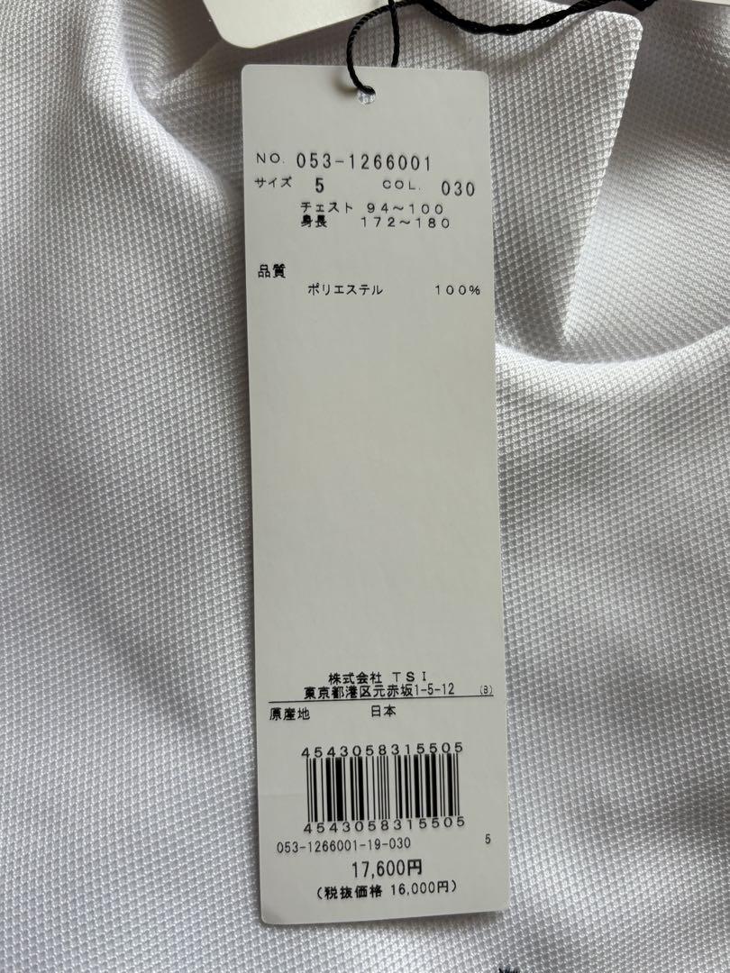 PEARLY GATES ホワイト長袖シャツ サイズ5