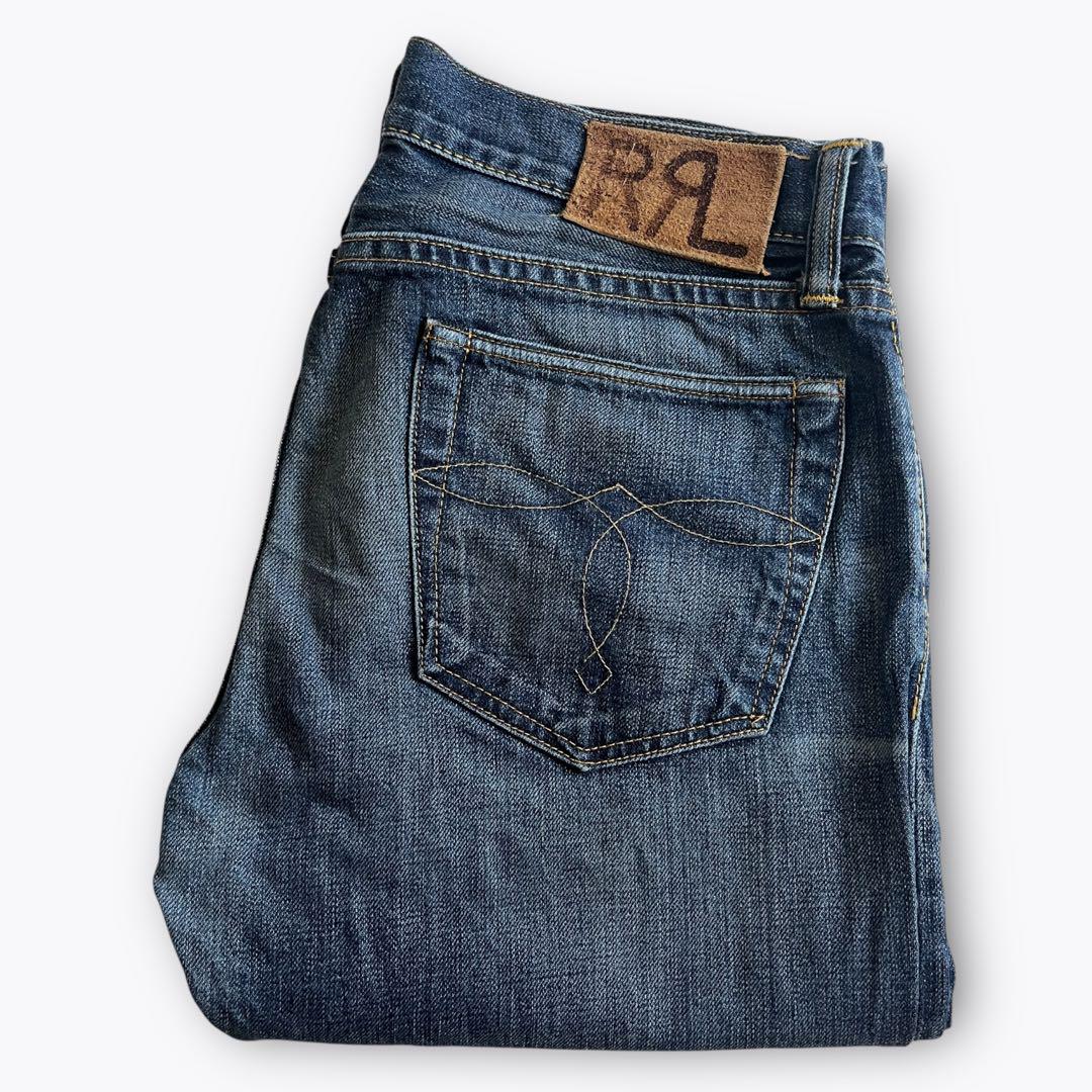 【USA製】RRL SLIM FIT JEANS W30 ダブルアールエル