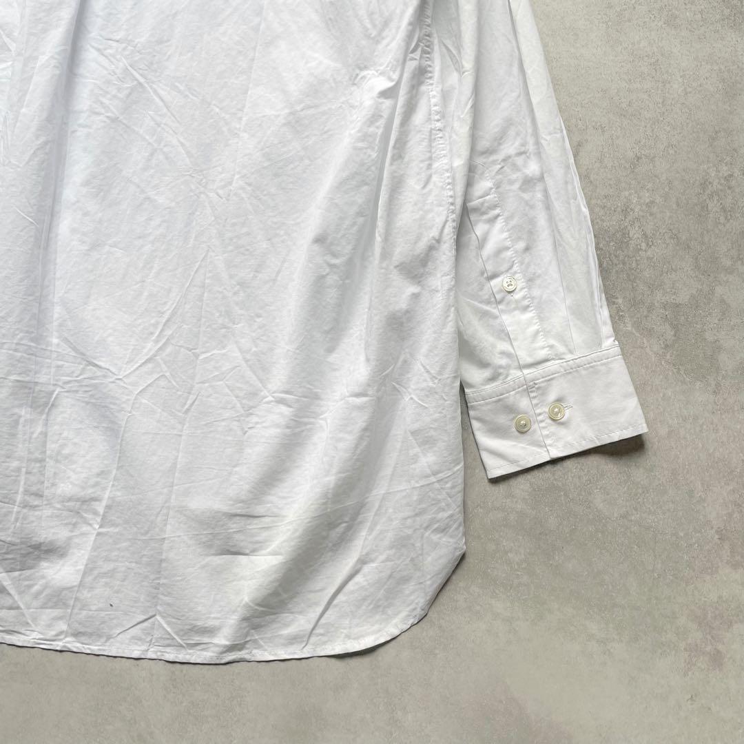 Ann demeulemeester ロングシャツ ホワイト コットン 36
