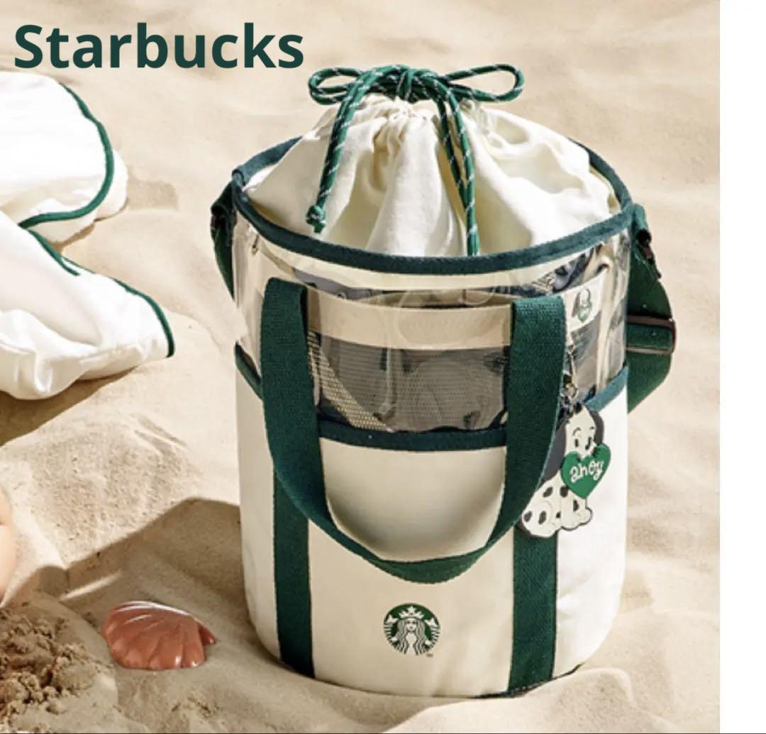 韓国限定スターバックス×BEBE DE PINO サンド ビーチ バッグ 新品未使用】韓国スタバ × BEBE DE PINO 砂遊びバッグ - メルカリ