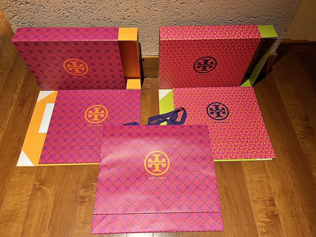 TORY BURCH  ショッパー×2、箱×3、巾着×4