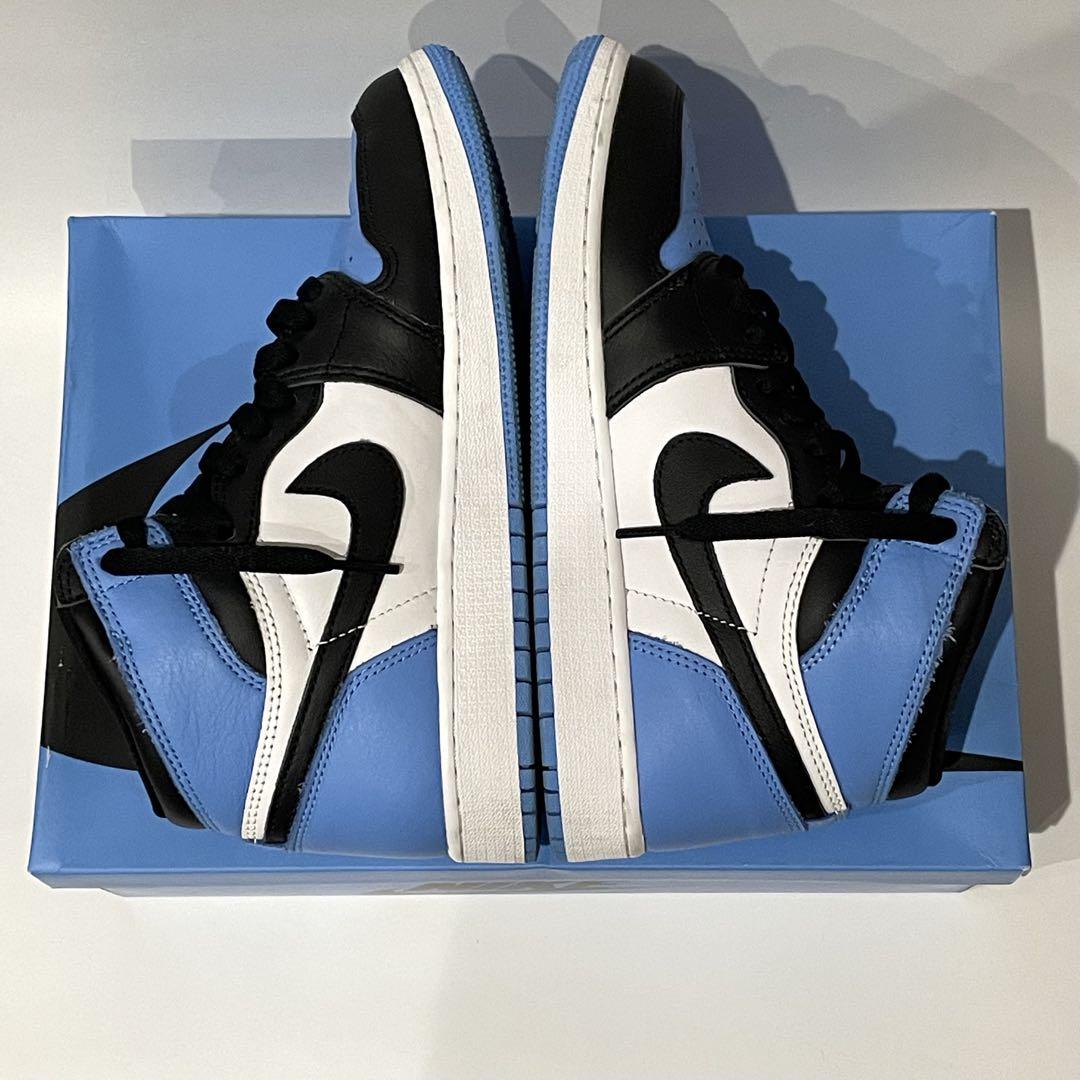 靴 Air Jordan1 University Blue/UNC Toe 24cm