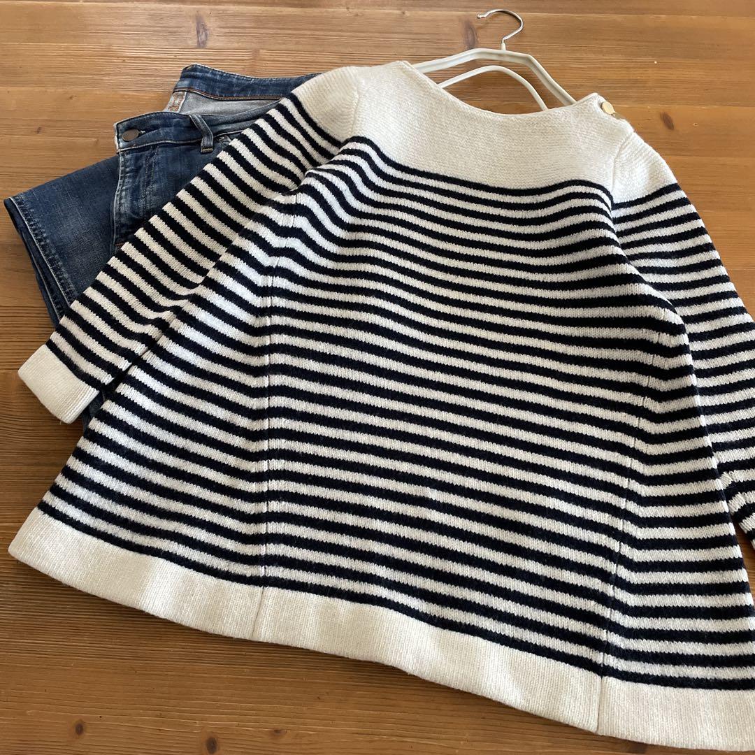 MACPHEE  NORTICAL WOOL  Aラインプルオーバー