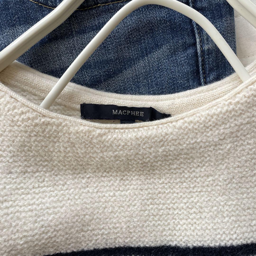 MACPHEE  NORTICAL WOOL  Aラインプルオーバー