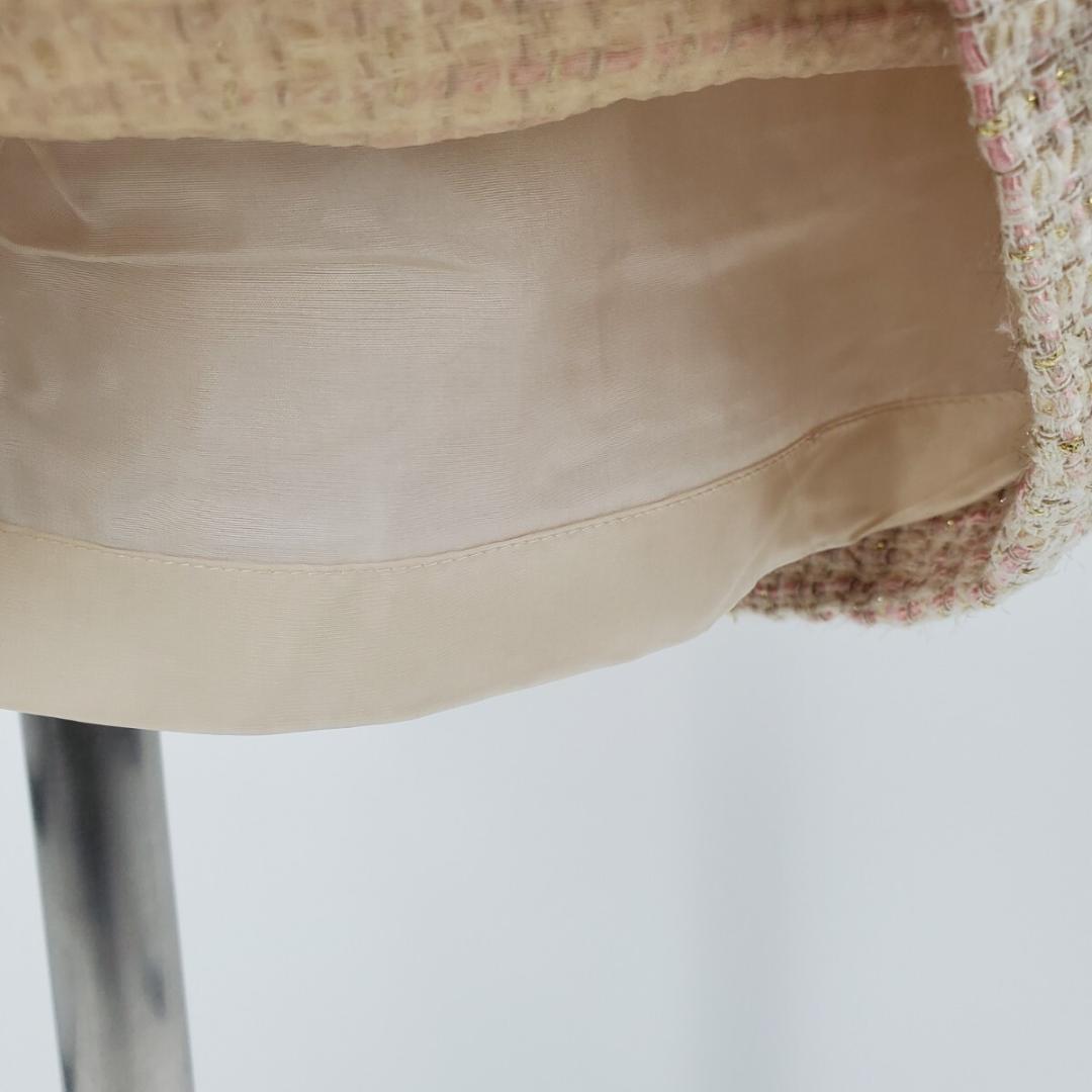 /*b/ジュンアシダ ツイード スーツ セットアップ ジャケット / スカート /*b/ジュンアシダ ツイード スーツ セットアップ ジャケット / スカート