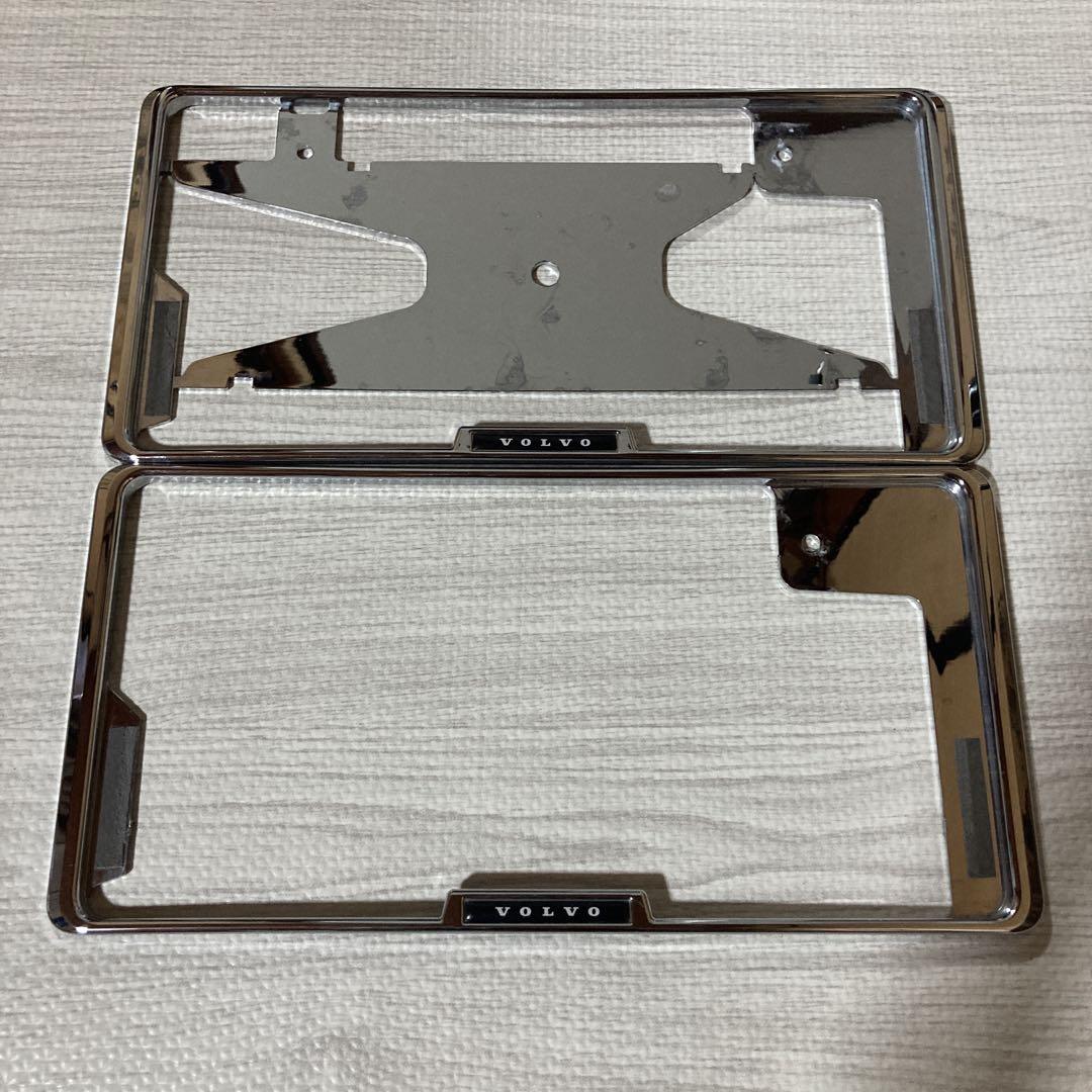 LiI Tamo 様専用　volvo ボルボ 純正 メッキ ナンバーフレーム
