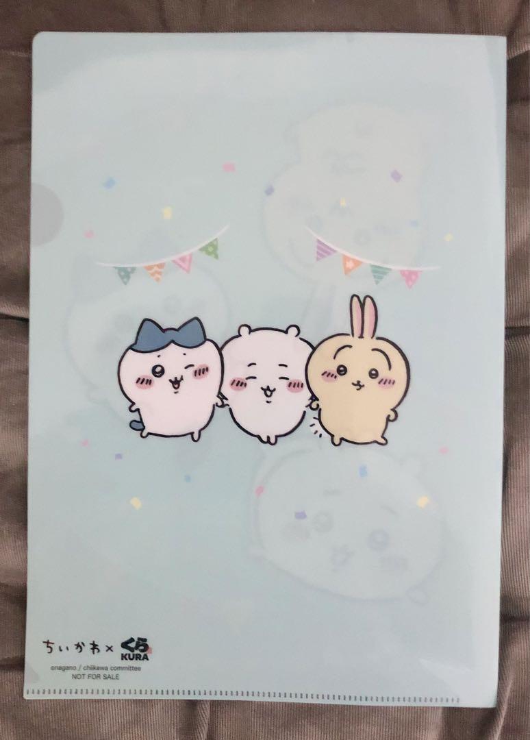 新品・未使用】ちいかわ A4クリアファイル ちいかわ、ハチワレ