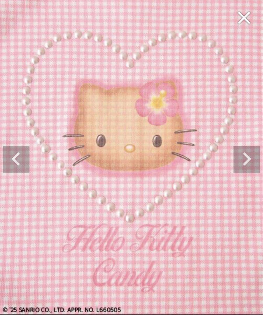 新品タグ付き　ハローキティ　GINGHAM CHECK BABY Tシャツ 新品タグ付き ハローキティ GINGHAM CHECK BABY Tシャツ - メルカリ